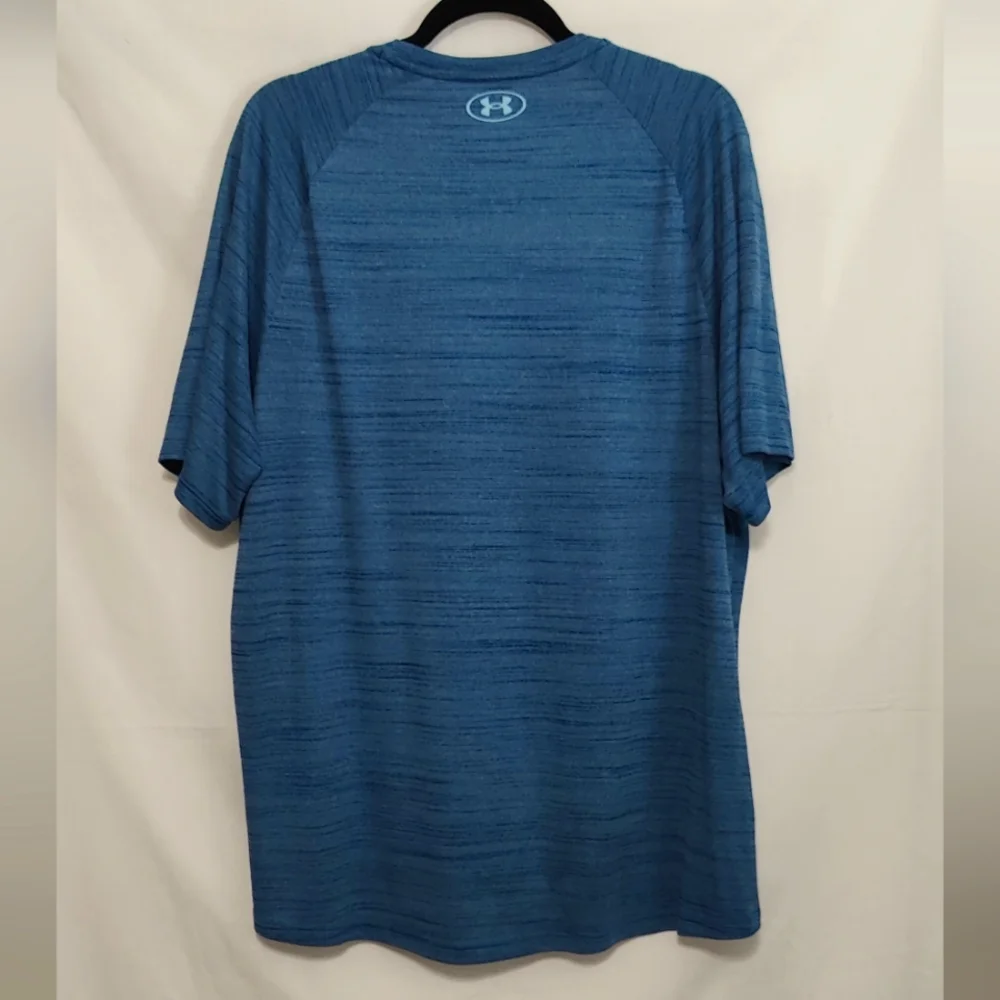 Men's Under Armour Tech Tiger T-shirt - Blue - Size XXL - Picture 3 of 3